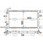 Слика 1 $на Воден радиатор (ладник) BEHR HELLA SERVICE 8MK 376 710-335