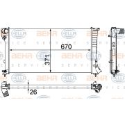 Слика 1 $на Воден радиатор (ладник) BEHR HELLA SERVICE 8MK 376 717-611