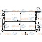 Слика 1 $на Воден радиатор (ладник) BEHR HELLA SERVICE 8MK 376 717-661