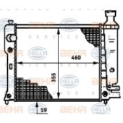 Слика 1 $на Воден радиатор (ладник) BEHR HELLA SERVICE 8MK 376 719-571