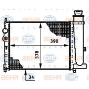 Слика 1 $на Воден радиатор (ладник) BEHR HELLA SERVICE 8MK 376 719-581