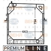 Слика 1 на Воден радиатор (ладник) BEHR HELLA SERVICE PREMIUM LINE 8MK 376 709-571