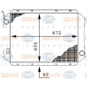 Слика 1 $на Воден радиатор (ладник) BEHR HELLA SERVICE PREMIUM LINE 8MK 376 709-611