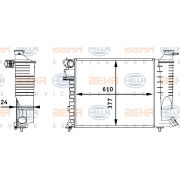 Слика 1 $на Воден радиатор (ладник) BEHR HELLA SERVICE PREMIUM LINE 8MK 376 717-511