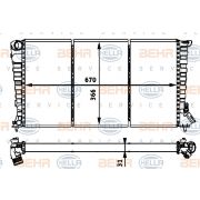 Слика 1 $на Воден радиатор (ладник) BEHR HELLA SERVICE PREMIUM LINE 8MK 376 717-621