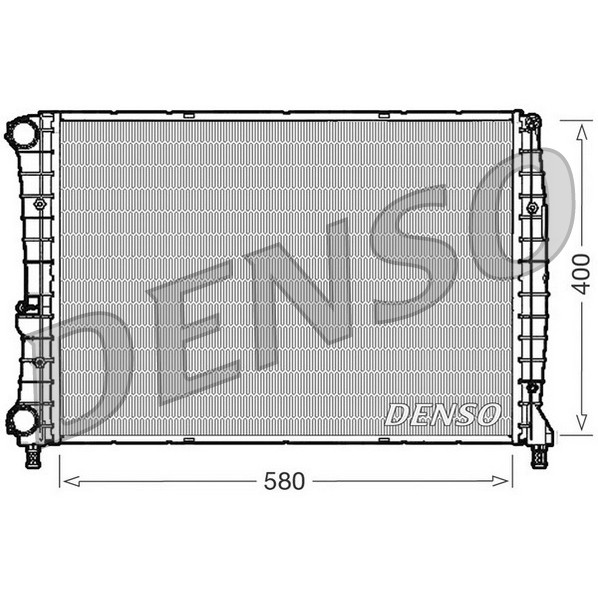 Слика на Воден радиатор (ладник) DENSO DRM01002