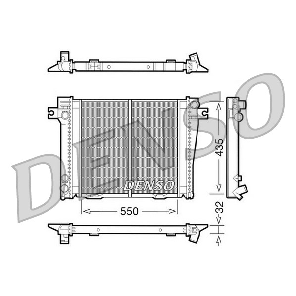 Слика на Воден радиатор (ладник) DENSO DRM05036