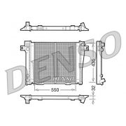 Слика 1 $на Воден радиатор (ладник) DENSO DRM05036