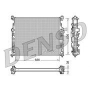 Слика 1 на Воден радиатор (ладник) DENSO DRM17006