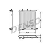 Слика 1 на Воден радиатор (ладник) DENSO DRM21026