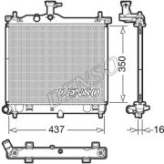 Слика 1 $на Воден радиатор (ладник) DENSO DRM41012