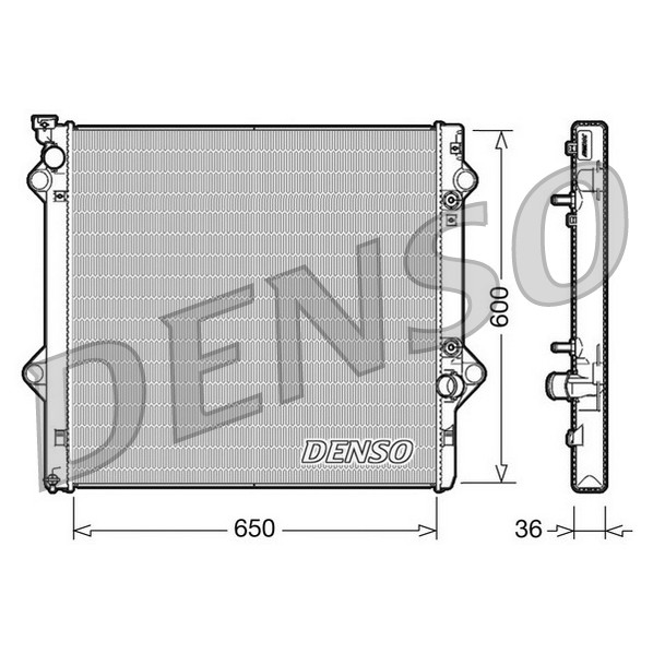 Слика на Воден радиатор (ладник) DENSO DRM50049