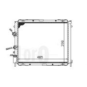 Слика 3 на Воден радиатор (ладник) DEPO-LORO 042-017-0004