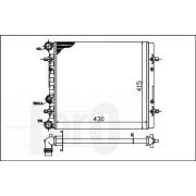 Слика 2 на Воден радиатор (ладник) DEPO-LORO 053-017-0013