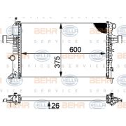 Слика 1 $на Воден радиатор (ладник) HELLA 8MK 376 710-314