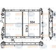 Слика 1 $на Воден радиатор (ладник) HELLA 8MK 376 716-151