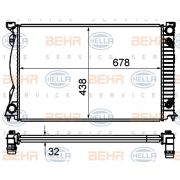 Слика 1 $на Воден радиатор (ладник) HELLA 8MK 376 735-011