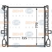 Слика 1 на Воден радиатор (ладник) HELLA BEHR  SERVICE  PREMIUM LINE 8MK 376 705-711