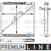 Слика 1 на Воден радиатор (ладник) HELLA BEHR  SERVICE  PREMIUM LINE 8MK 376 721-221