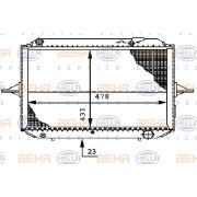 Слика 1 $на Воден радиатор (ладник) HELLA BEHR  SERVICE  PREMIUM LINE 8MK 376 722-331