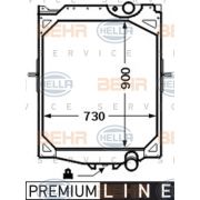 Слика 1 $на Воден радиатор (ладник) HELLA BEHR  SERVICE  PREMIUM LINE 8MK 376 726-551