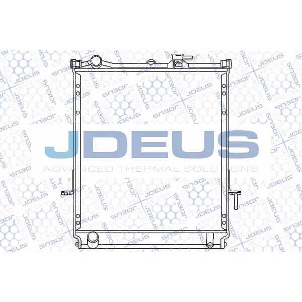 Слика на Воден радиатор (ладник) JDEUS 004M08 за камион Isuzu N Series NKR 69S, NPR 69M, NPR 69L - 82 коњи дизел