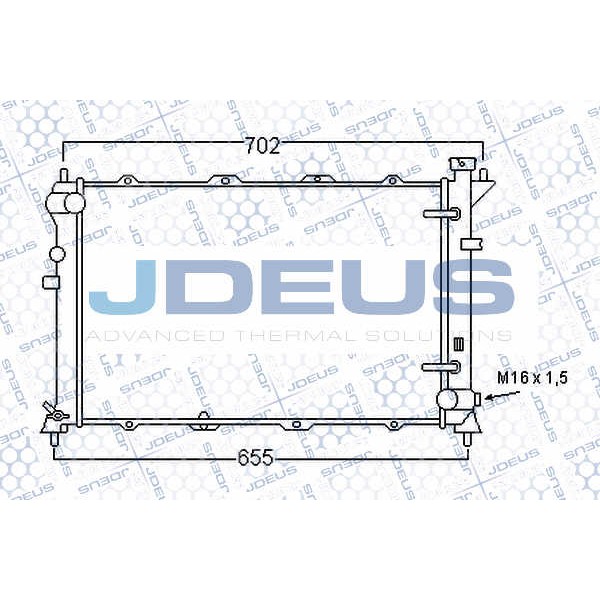 Слика на Воден радиатор (ладник) JDEUS 054M12