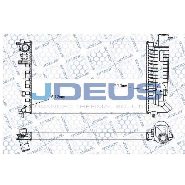 Слика на Воден радиатор (ладник) JDEUS M-007044A