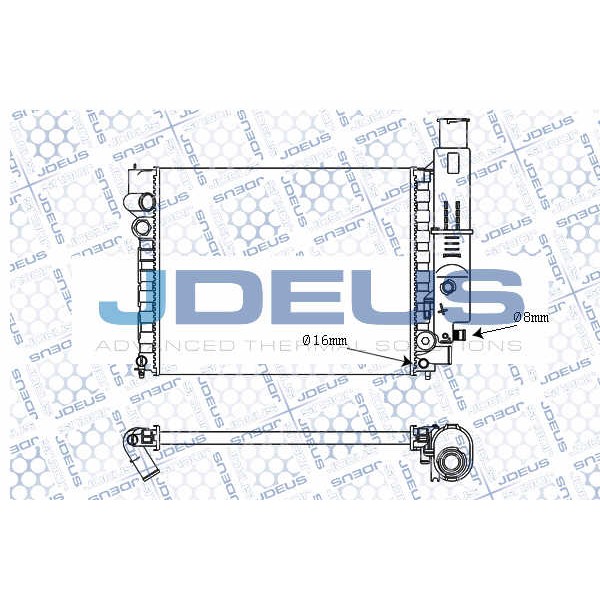 Слика на Воден радиатор (ладник) JDEUS M-021011A