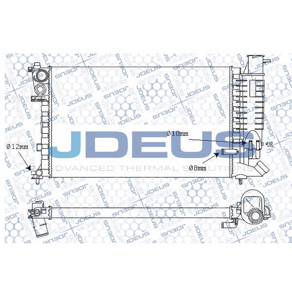 Слика на Воден радиатор (ладник) JDEUS M-021054A