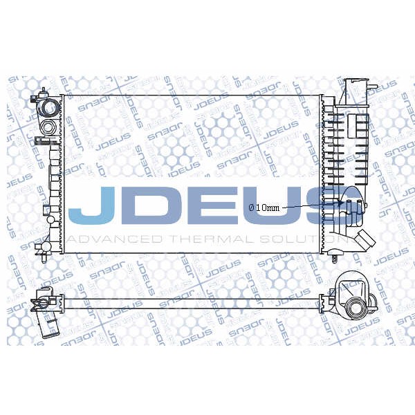 Слика на Воден радиатор (ладник) JDEUS M-021056A