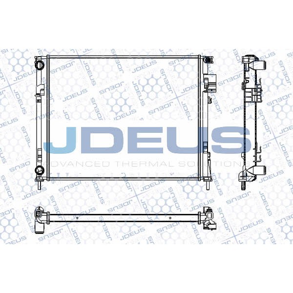 Слика на Воден радиатор (ладник) JDEUS RA0230760 за Renault Trafic 2 Bus (JL) 1.9 dCI 80 (JL0B) - 82 коњи дизел