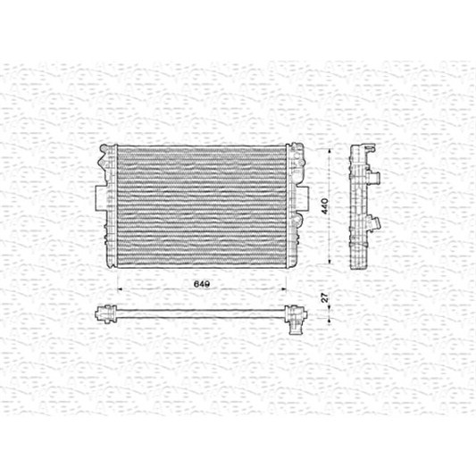 Слика на Воден радиатор (ладник) MAGNETI MARELLI 350213169000