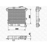 Слика 1 $на Воден радиатор (ладник) MAGNETI MARELLI 350213416000