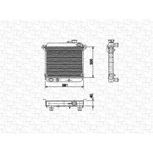 Слика на Воден радиатор (ладник) MAGNETI MARELLI 350213452000