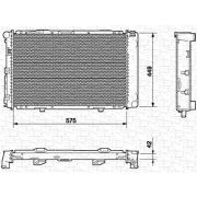 Слика 1 $на Воден радиатор (ладник) MAGNETI MARELLI 350213542000