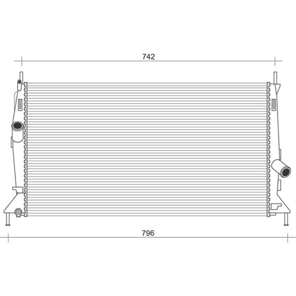 Слика на Воден радиатор (ладник) MAGNETI MARELLI 350213922000