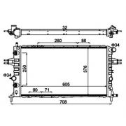 Слика 1 $на Воден радиатор (ладник) MAGNETI MARELLI 359000300780