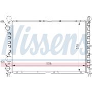 Слика 1 $на Воден радиатор (ладник) NISSENS 60035