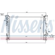 Слика 1 $на Воден радиатор (ладник) NISSENS 60062