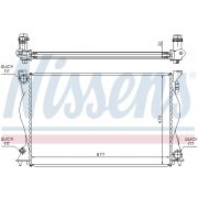 Слика 1 $на Воден радиатор (ладник) NISSENS 60234A