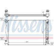 Слика 1 $на Воден радиатор (ладник) NISSENS 60236A