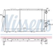 Слика 1 $на Воден радиатор (ладник) NISSENS 604551
