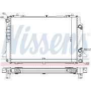 Слика 1 $на Воден радиатор (ладник) NISSENS 60467A