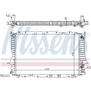 Слика 1 $на Воден радиатор (ладник) NISSENS 60476