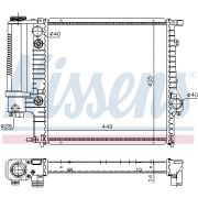 Слика 1 $на Воден радиатор (ладник) NISSENS 60613A