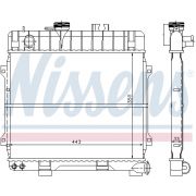 Слика 1 $на Воден радиатор (ладник) NISSENS 60674