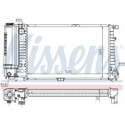 Слика 1 $на Воден радиатор (ладник) NISSENS 60736A