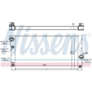 Слика 1 на Воден радиатор (ладник) NISSENS 60775