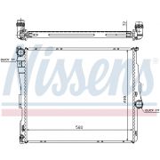 Слика 1 $на Воден радиатор (ладник) NISSENS 60803A